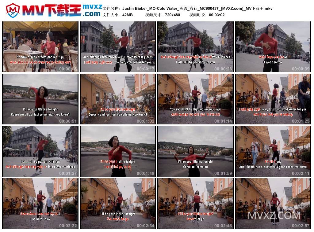 Justin Bieber_MO-Cold Water_英语_流行_MC900437